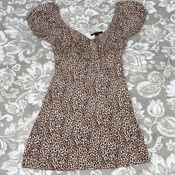 CHEETAH PRINT MINI SUN DRESS 🤎🤎 - Picture 4 of 7